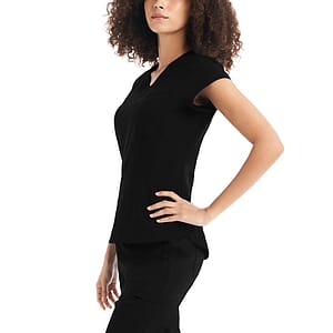 White Cross - CRFT - Women's 1-Pocket V-Neck Top