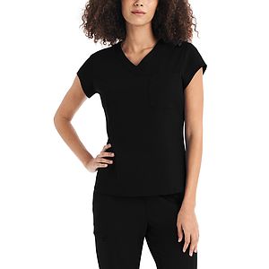 White Cross - CRFT - Women's 1-Pocket V-Neck Top