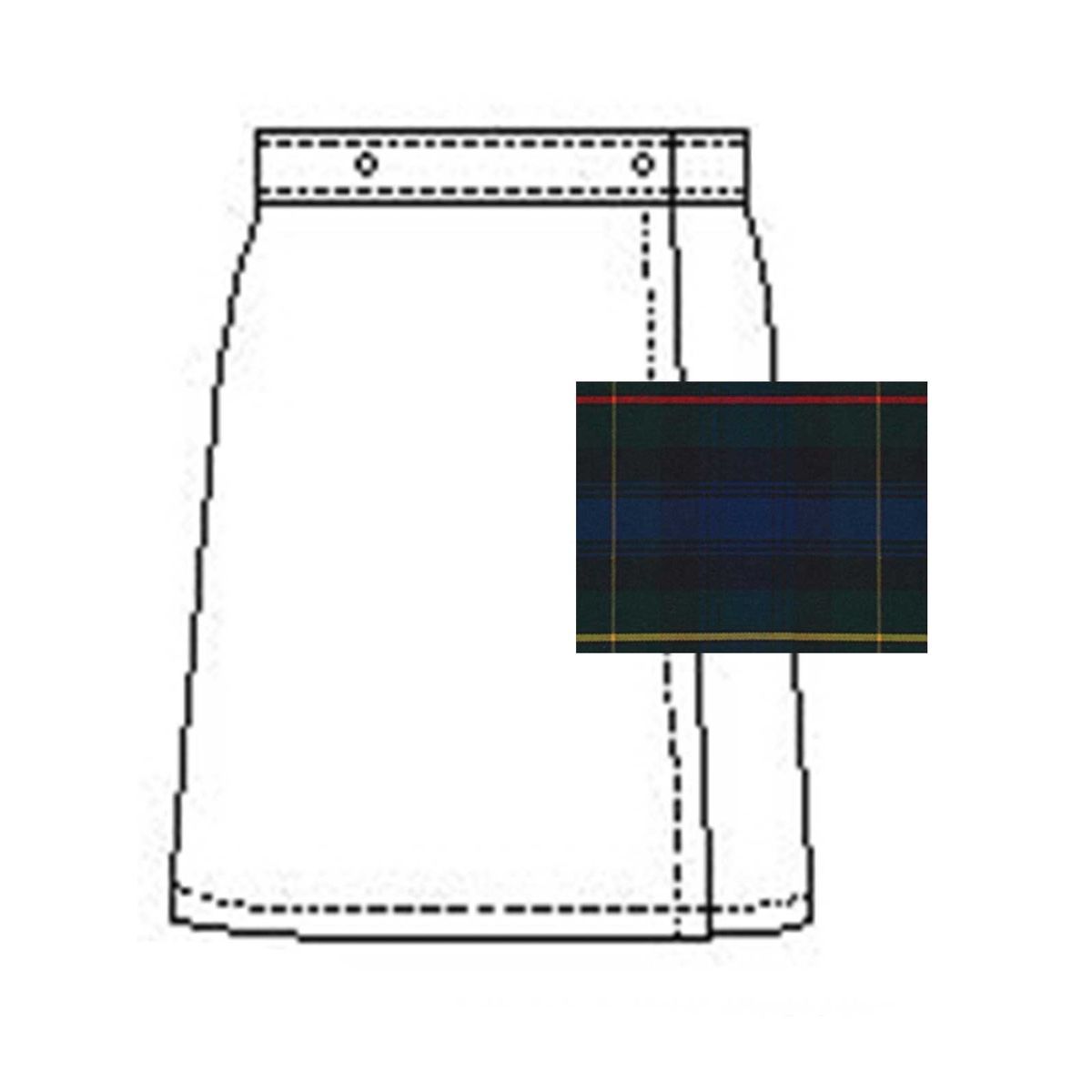 A+ Uniforms - Girls' Blend Plaid Skort