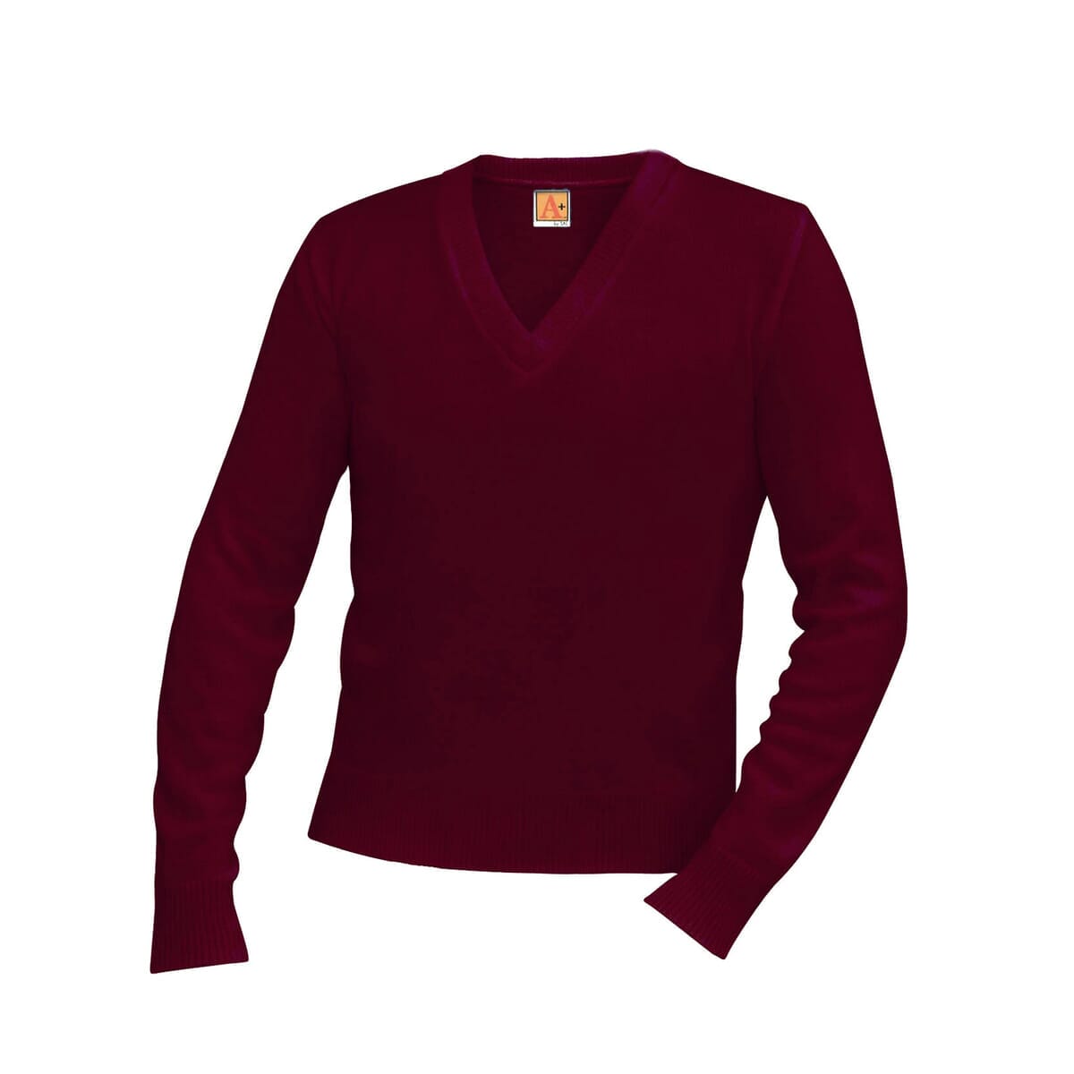 A+ Uniforms - Sweaters - Unisex Jersey V-Neck Long-Sleeve Pullover Sweatshirt