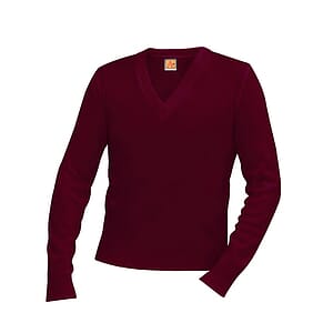 A+ Uniforms - Sweaters - Unisex Jersey V-Neck Long-Sleeve Pullover Sweatshirt