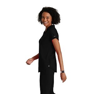 Barco One Performance Knit - Women's Two-Pocket Zip-Neck Engage Scrub Top
