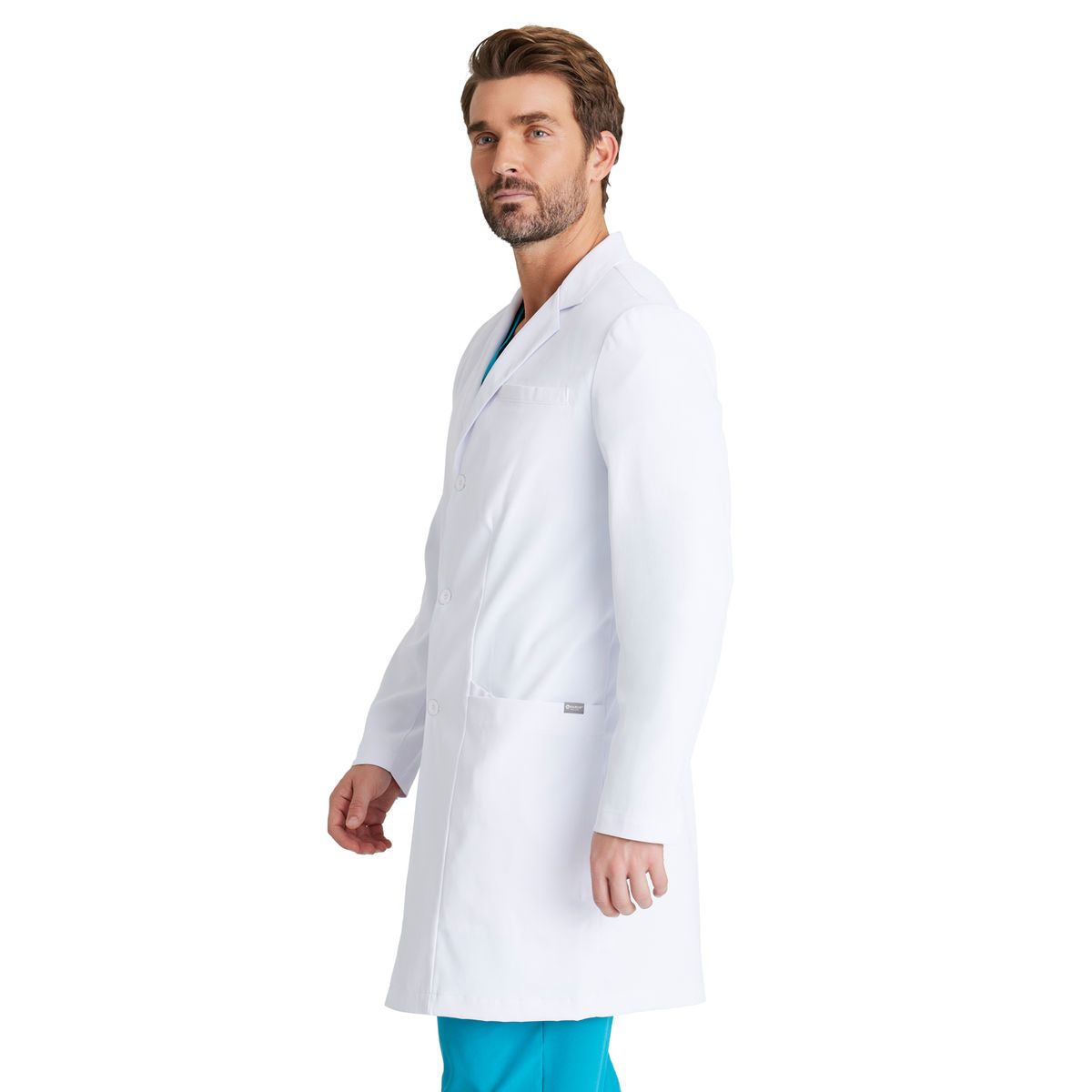 Barco Since 1929 - Men's Three-Pocket 38" Full-Length Verse Lab Coat