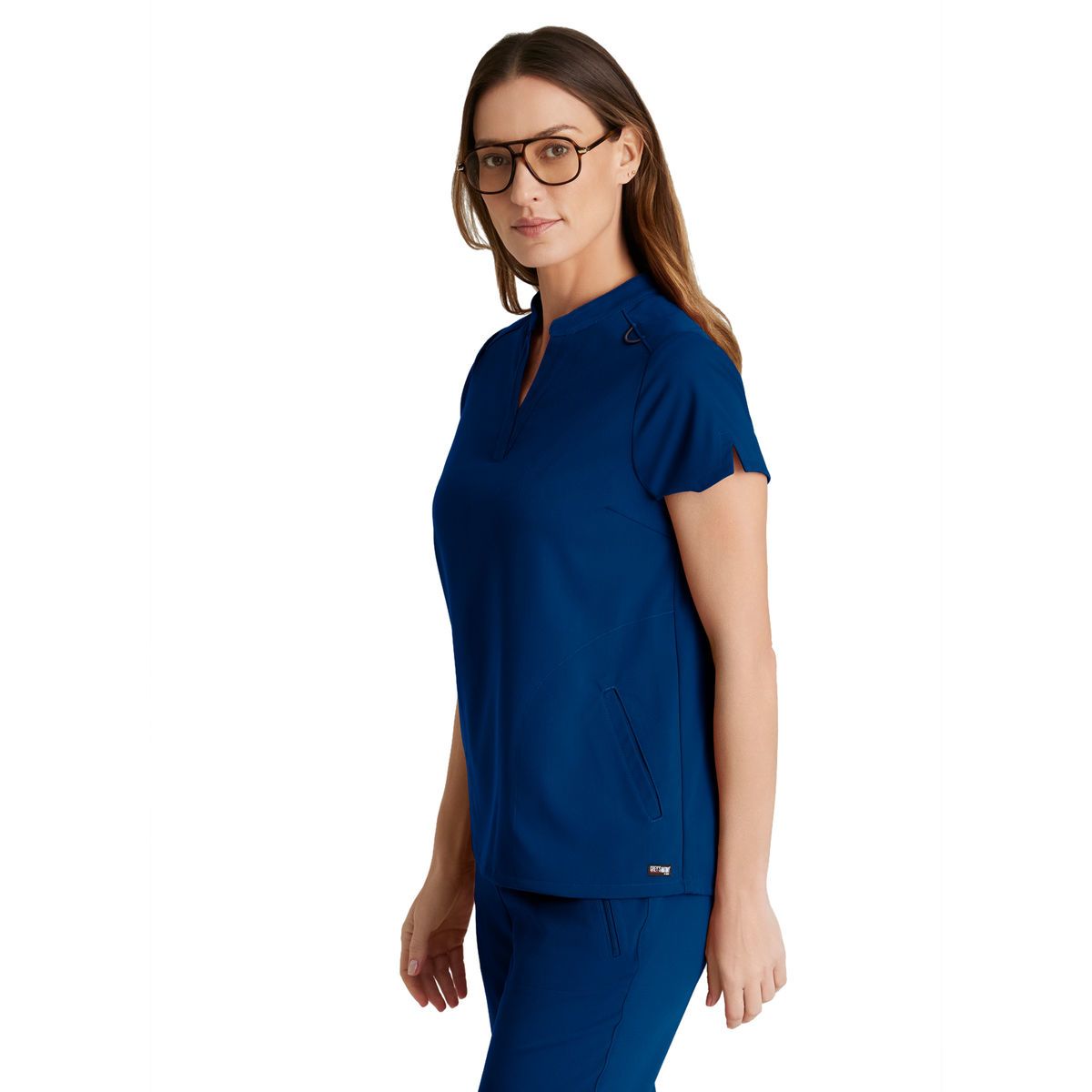 Grey's Anatomy Spandex Stretch - Women's Two-Pocket Avery Scrub Top