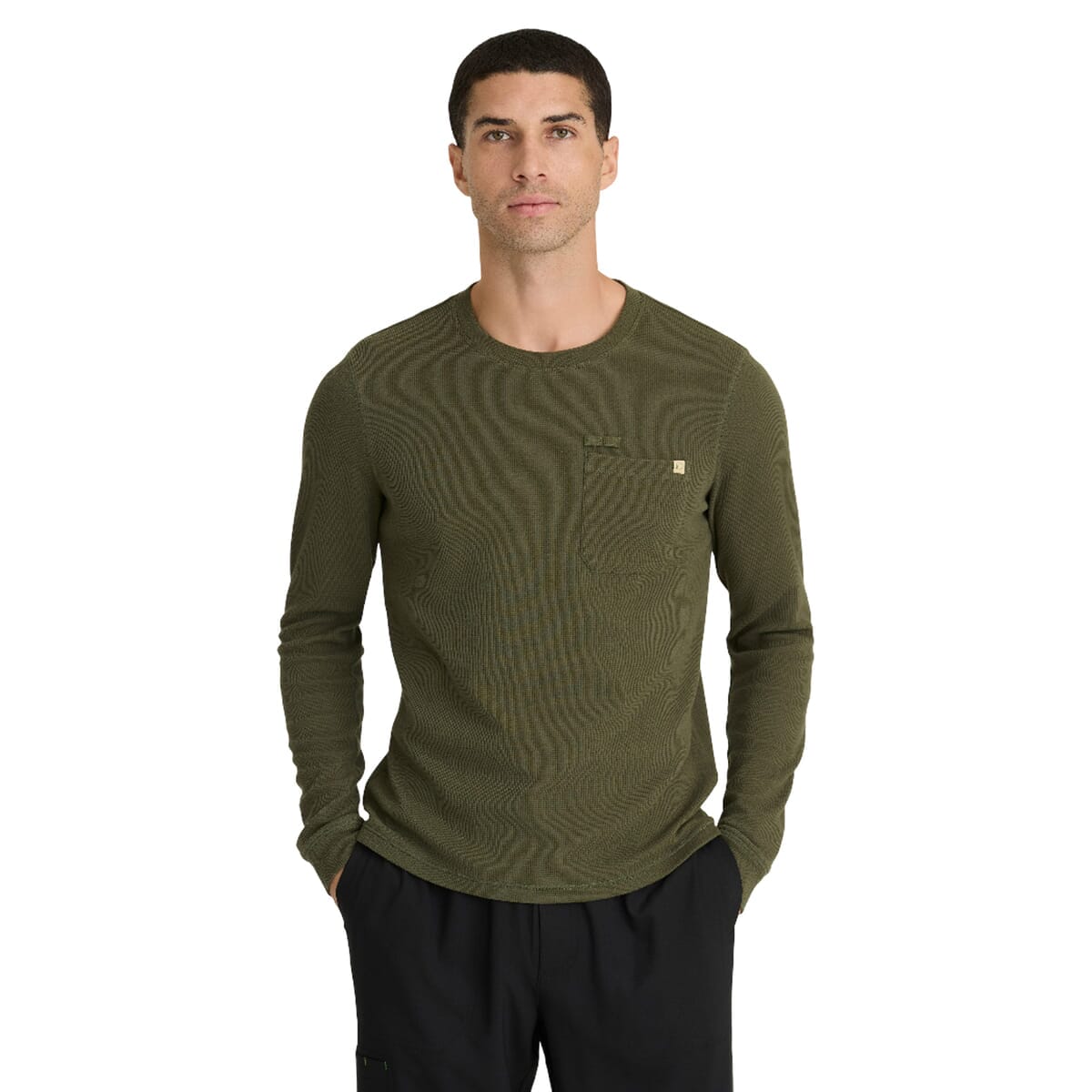 Grey's Anatomy Evolve Stretch - Men's One-Pocket Nomad Waffle Knit Top