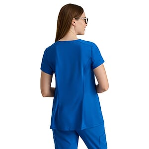 Grey's Anatomy Evolve Stretch - Women's Two-Pocket Promise Maternity Scrub Top