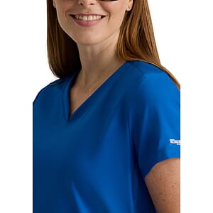 Grey's Anatomy Evolve Stretch - Women's Two-Pocket Promise Maternity Scrub Top