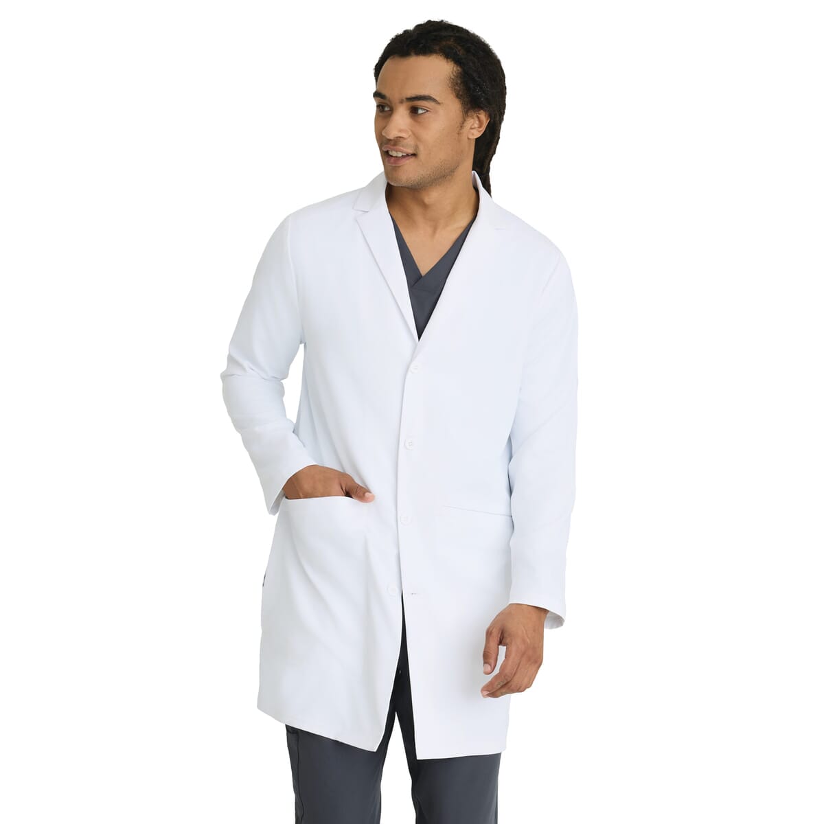 Skechers - Men's Three-Pocket 36" Mid-Length Emerge Lab Coat