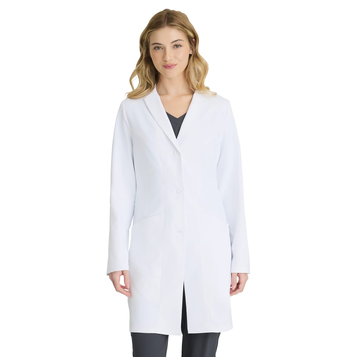 Skechers - Women's Three-Pocket 34" Mid-Length Flourish Lab Coat