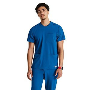 Skechers - Men's Three-Pocket Round Neck Thesis Scrub Top