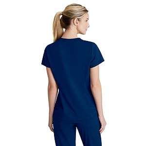 Skechers Slip-Ins - Women's One-Pocket Curved Neck Flow Scrub Top