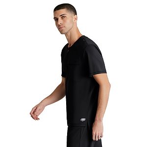 Skechers Slip-Ins - Men's One-Pocket Curved Neck Flex Scrub Top