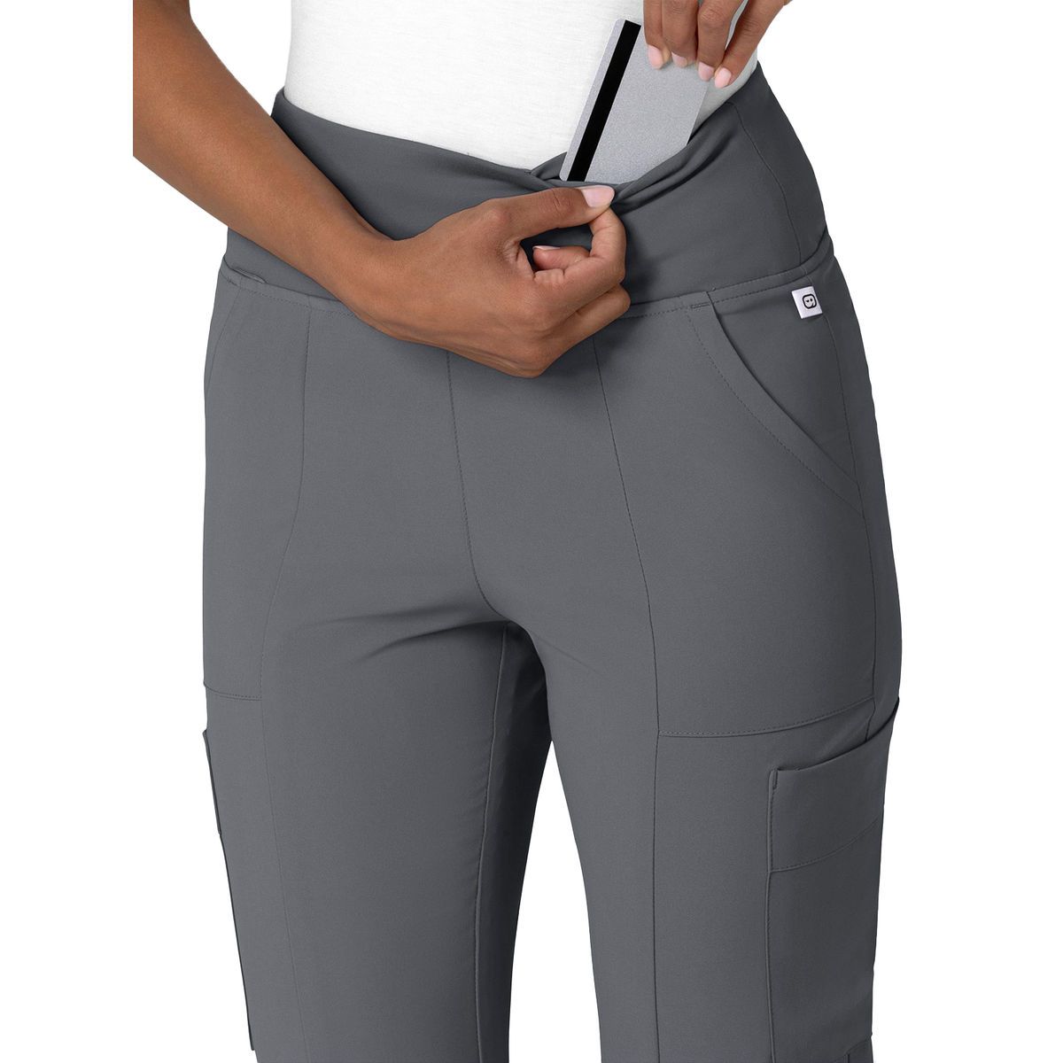 Wink - Renew - Women's Seven-Pocket Front Slit Flare Pant
