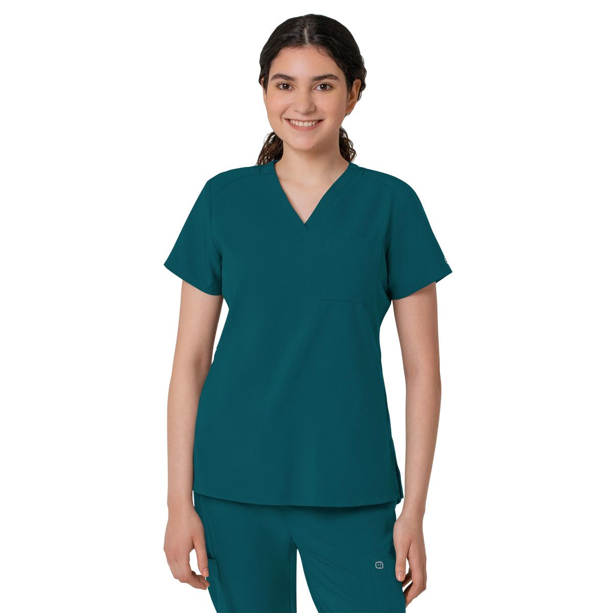 Wink - W123 - Women's Three-Pocket Flex-N-Reach V-Neck Top
