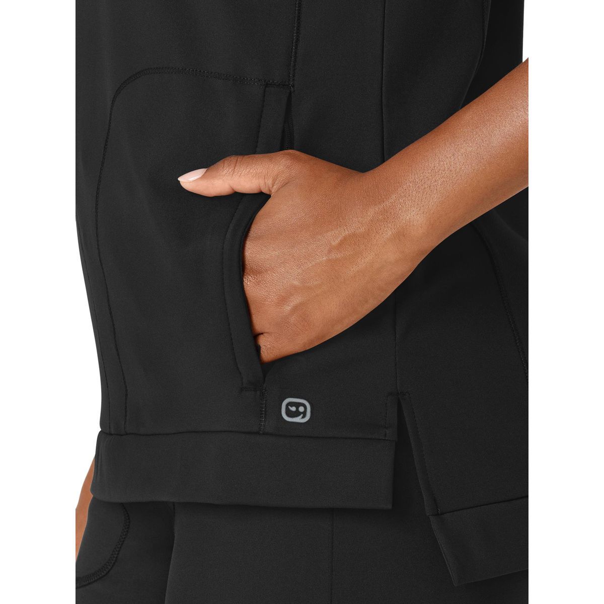 Wink - Renew - Women's Two-Pocket Flex-n-Reach Crew Neck Top