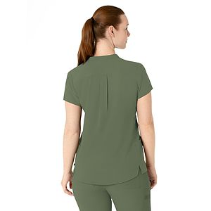 Wink - Renew - Women's Four-Pocket Mandarin Collar Top