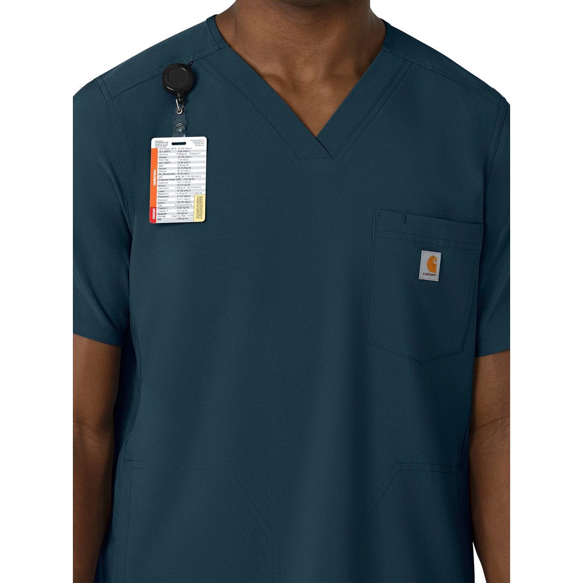 Carhartt Scrubs - Force Cross-Flex - Men's Three-Pocket V-Neck Top