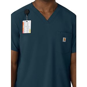 Carhartt Scrubs - Force Cross-Flex - Men's Three-Pocket V-Neck Top