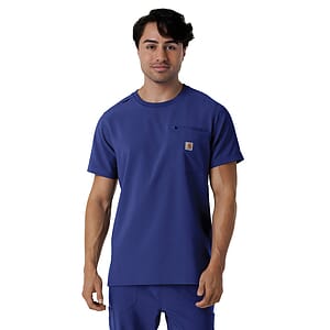 Carhartt Scrubs - Force Cross-Flex - Men's Two-Pocket Crew Neck Scrub Top