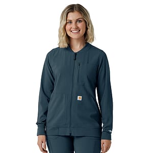 Carhartt Scrubs - Force Cross-Flex - Women's Six-Pocket Lightweight Scrub Jacket
