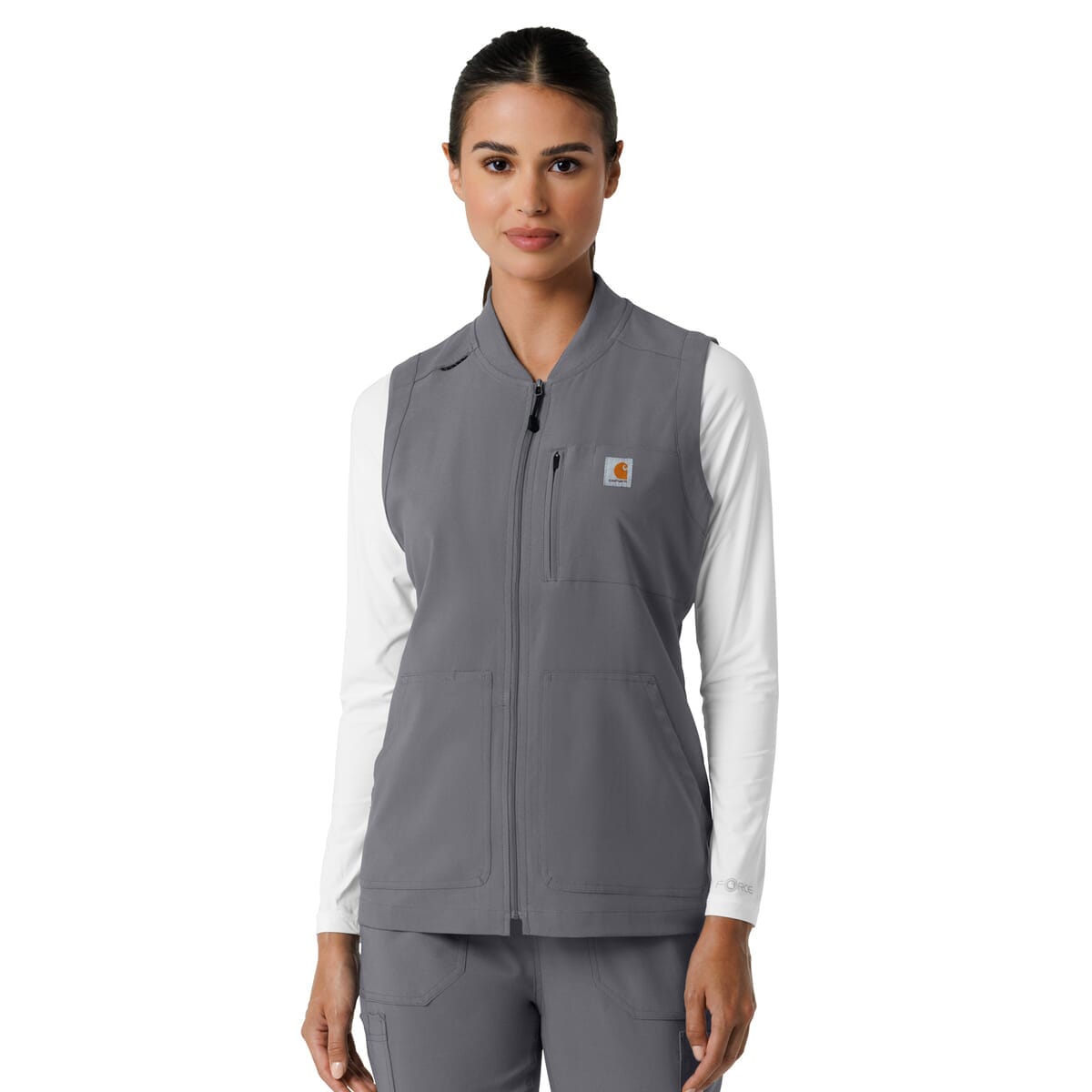 Carhartt Scrubs - Force Cross-Flex - Women's Six-Pocket Lightweight Scrub Vest