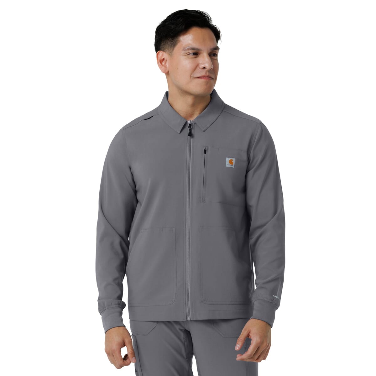 Carhartt Scrubs - Force Cross-Flex - Men's Six-Pocket Lightweight Scrub Jacket