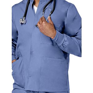 Fundamentals - Unisex 4-Pocket Snap Front Jacket