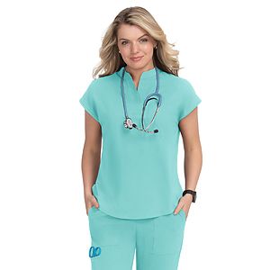 koi - Basics - Women's 1-Pocket Stretch Tuck-In Ari Top