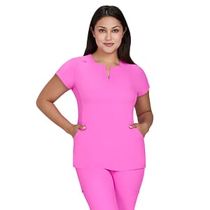 Lite - Women’s Two-Pocket Split-V-Neck Scrub Top