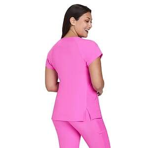 Lite - Women’s Two-Pocket Split-V-Neck Scrub Top