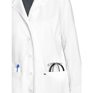 koi - Essentials - Women's 3-Pocket Button-Front Hema Lab Coat
