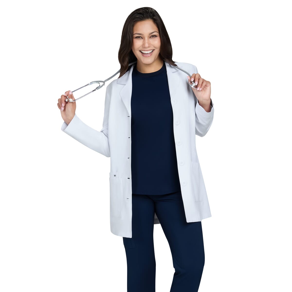 koi - Essentials - Women’s Three-Pocket  Water Repellent Connect Lab Coat