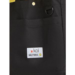 koi - Smiley World - Interior Zipper Pocket Smiley Everyday Tote Bag