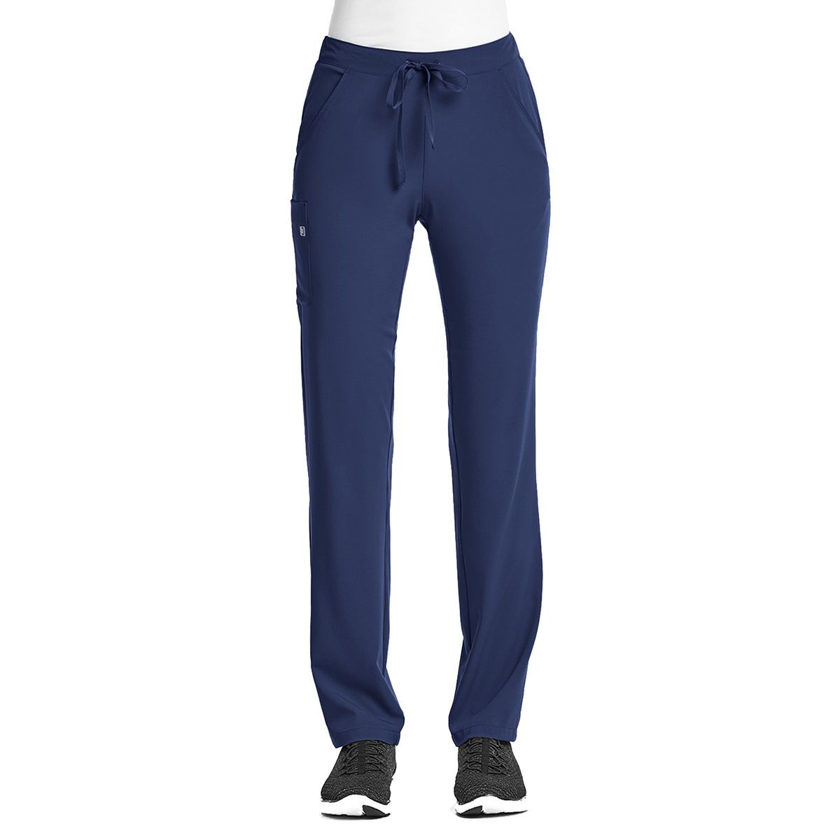 ScrubJoy Originals - Women's Fitted Five-Pocket Tapered Leg Pant