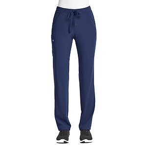 ScrubJoy Originals - Women's Fitted Five-Pocket Tapered Leg Pant