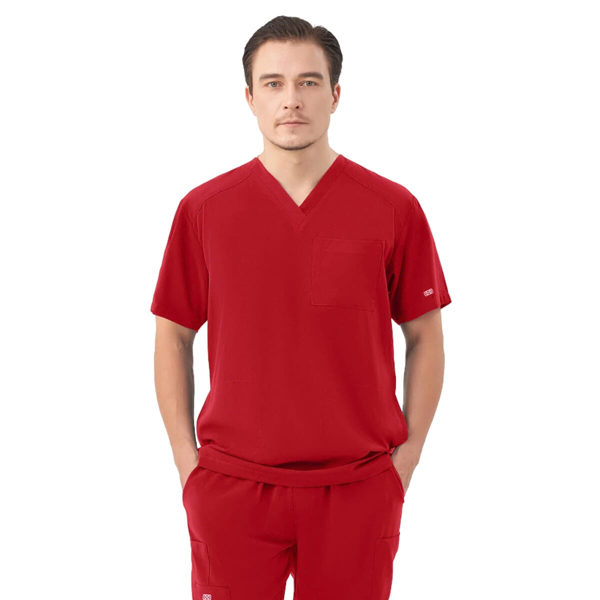 Parkley Quantum - Men's Three-Pocket RYDER V-Neck Scrub Top