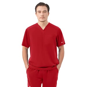 Parkley Quantum - Men's Three-Pocket RYDER V-Neck Scrub Top