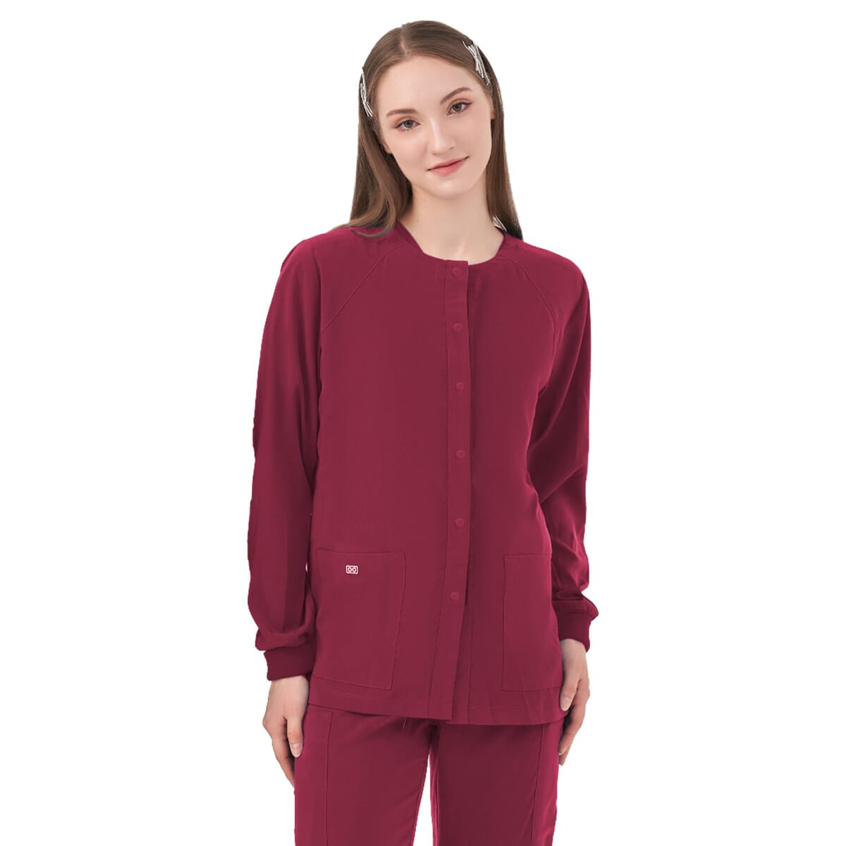 Parkley Quantum - Women's Two-Pocket CELESTE Snap Front Jacket