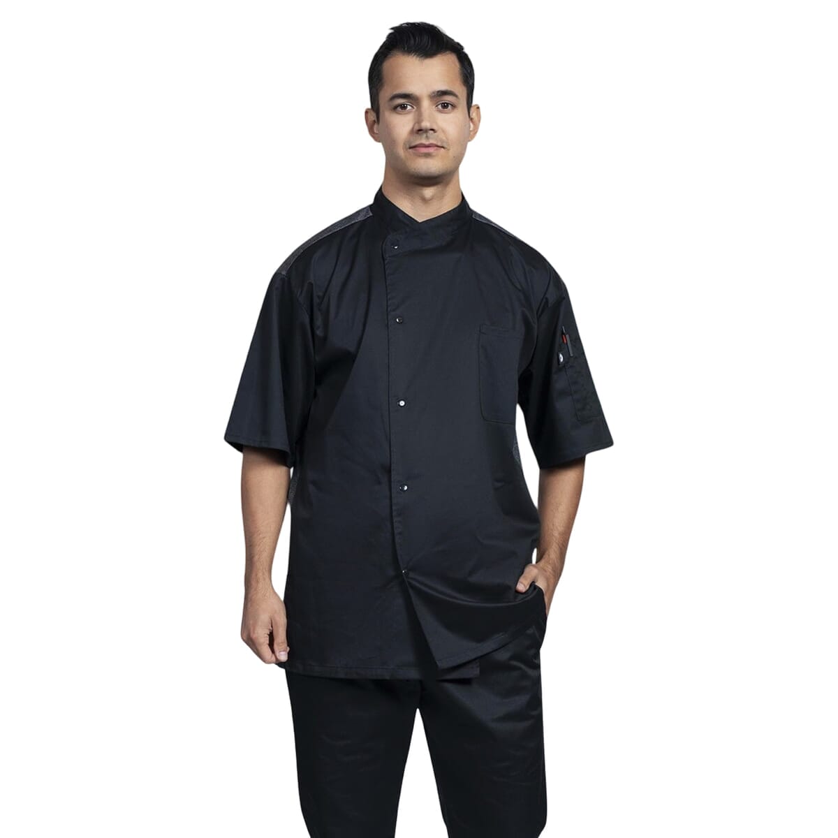 Uncommon Chef - Lycra - Unisex 2-Pocket Modena Chef Coat