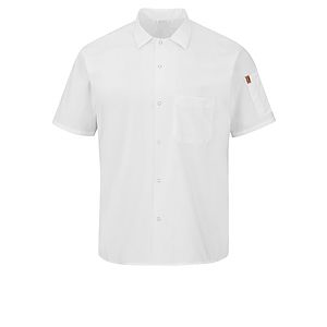 Red Kap Culinary - Men's Short Sleeve Cook Shirt with OilBlok + MIMIX™