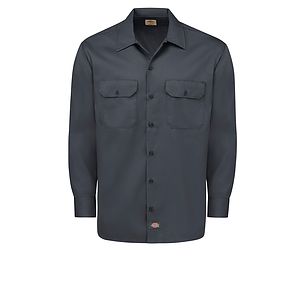 Dickies Shirts - Men's Long Sleeve Traditional Work Shirt