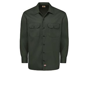 Dickies Shirts - Men's Long Sleeve Traditional Work Shirt