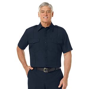 Workrite Shirts - Men's Classic Short Sleeve Fire Chief Shirt