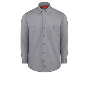 Dickies Shirts - Men's Industrial Long-Sleeve Work Shirt