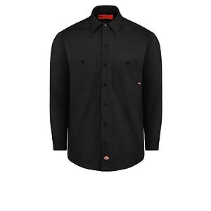 Dickies Shirts - Men's Industrial Long-Sleeve Work Shirt
