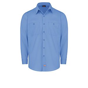 Dickies Shirts - Men's Industrial WorkTech Ventilated Long-Sleeve Work Shirt With Cooling Mesh