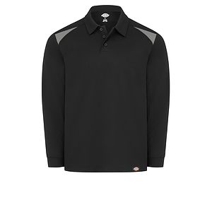 Dickies Shirts - Men's Team Performance Long-Sleeve Polo