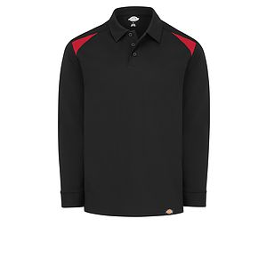 Dickies Shirts - Men's Team Performance Long-Sleeve Polo