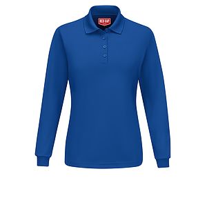 Red Kap Shirts -  Women's Long Sleeve Performance Knit® Polo