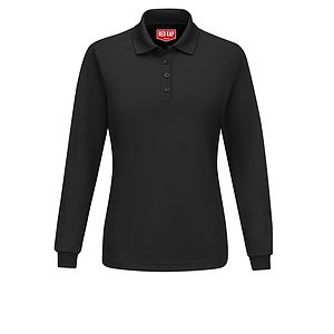 Red Kap Shirts -  Women's Long Sleeve Performance Knit® Polo